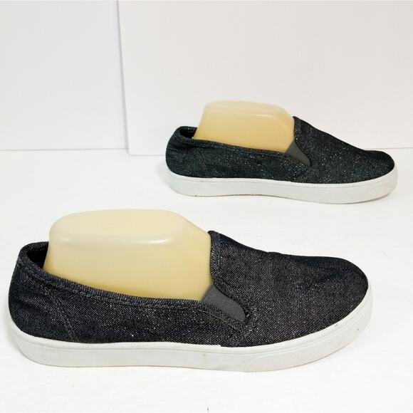 Glittered dark denim slip on loafers Casual Cool 8 - Picture 6 of 10